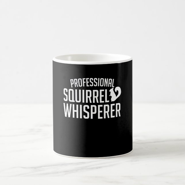 Beruflicher Eichhörnchenwhisperer-Liebhaber Kaffeetasse (Mittel)