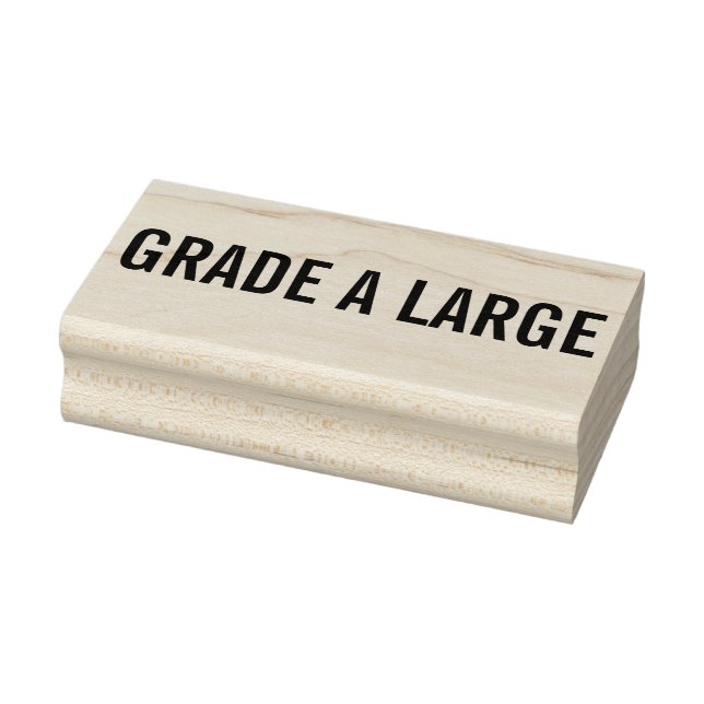 Beruflicher Eierkarton Briefmarke GRAD A Gummistempel (Stempel)