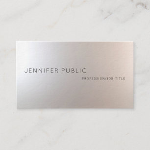 Beruflicher eleganter moderner reizend schlichter visitenkarte