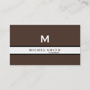 Beruflicher Eleganter Monogram-Kosmetologe Gold Visitenkarte