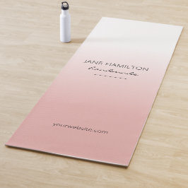 Beruflicher eleganter Rosa-Übungsmatte Yogamatte
