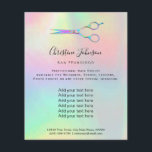 beruflicher Friseur Flyer<br><div class="desc">Friseurin-Flyer</div>