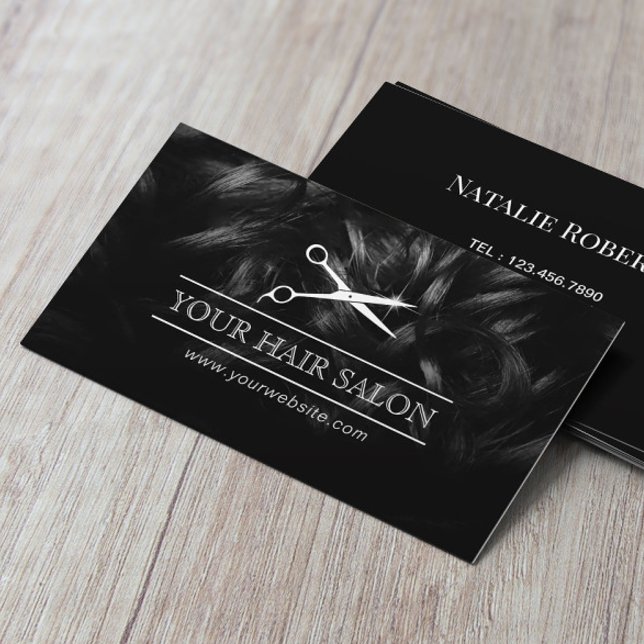 Beruflicher Friseur für die Friseurin-Stylistin-Sc Visitenkarte (Von Creator hochgeladen)