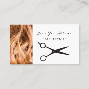 Beruflicher Friseur Salon Beauty Visitenkarte
