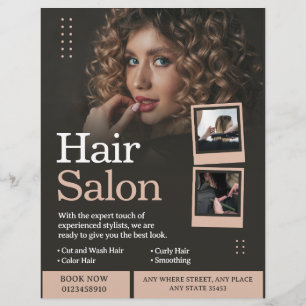 Beruflicher Friseursalon / Friseurgeschäft Flyer