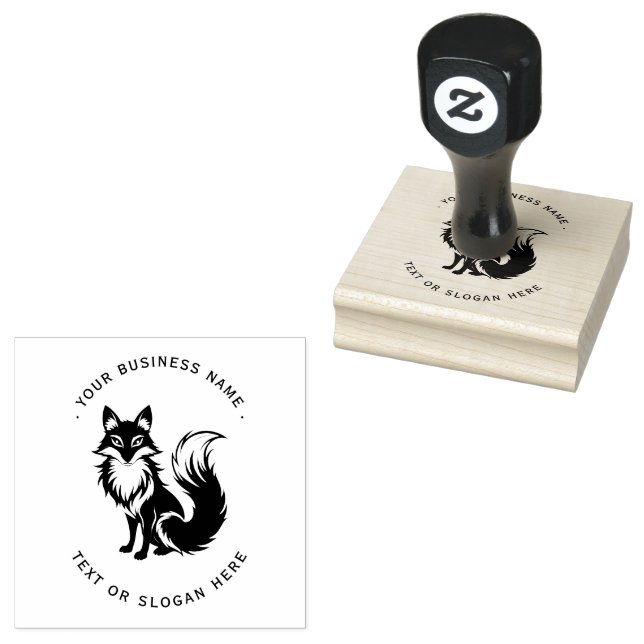 Beruflicher Fuchs Gummistempel (Stempel)