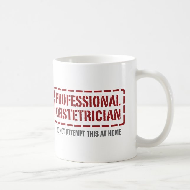 Beruflicher Geburtshelfer Kaffeetasse (Rechts)