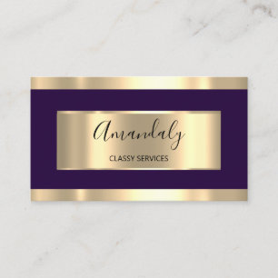 Beruflicher Gold-Friseur-Event-Planer Lash Visitenkarte