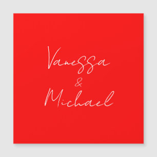 Beruflicher handschriftlicher Name Magnetkarte