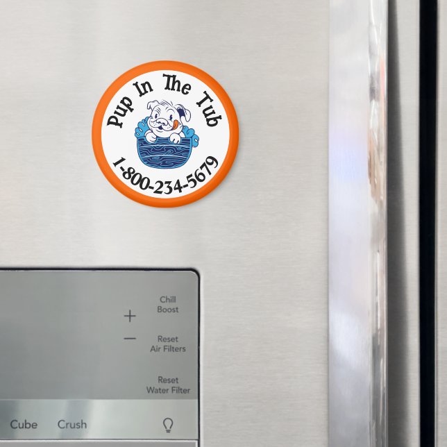 Beruflicher Hundebau Magnet (In Situ (Kühlschrank))