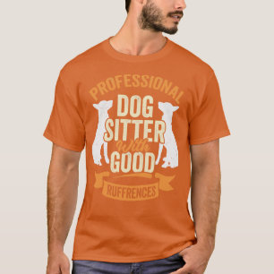 Beruflicher Hundesitzer mit guten Ruffrennen T-Shirt