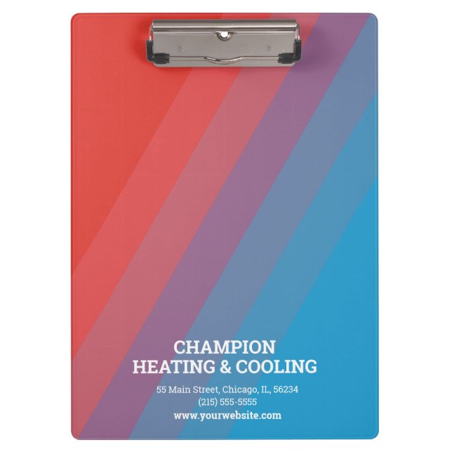 Beruflicher HVAC Klemmbrett (Vorderseite)