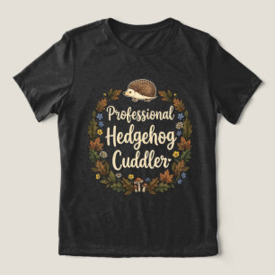 Beruflicher Igelknuddler Tri-Blend Shirt