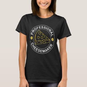 Beruflicher Käsehersteller kocht T-Shirt