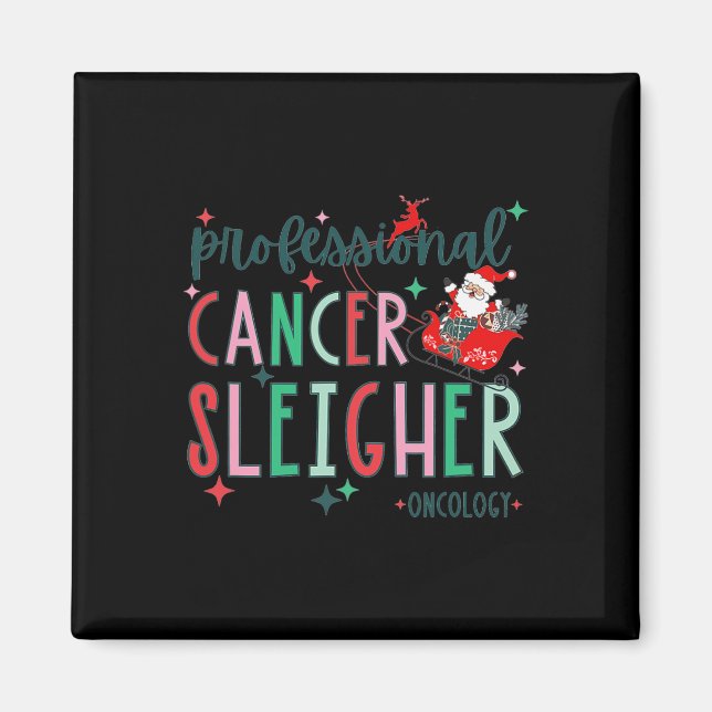 Beruflicher Krebs-Sleigher Onkologie Krankenpflege Magnet (Vorne)