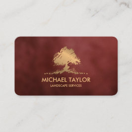 beruflicher Landschaftsschutz und Rasenpflege Visitenkarte