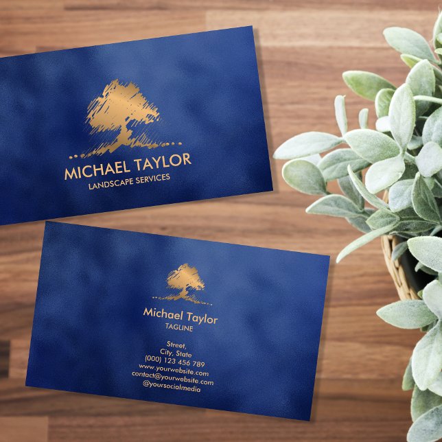 beruflicher Landschaftsschutz und Rasenpflege Visitenkarte (Von Creator hochgeladen)