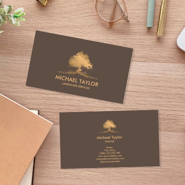 beruflicher Landschaftsschutz und Rasenpflege Visitenkarte (Von Creator hochgeladen)