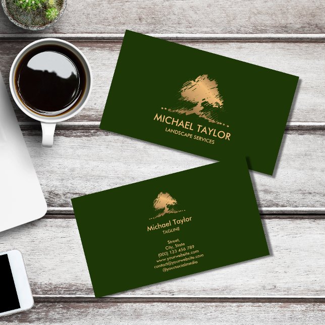 beruflicher Landschaftsschutz und Rasenpflege Visitenkarte (Von Creator hochgeladen)