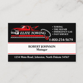 Beruflicher LKW-Dienst Visitenkarte