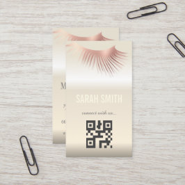 Beruflicher Makeup-Künstler und Augenwischexperte Visitenkarte