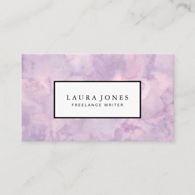 Beruflicher Marmor Visitenkarte (Vorderseite)