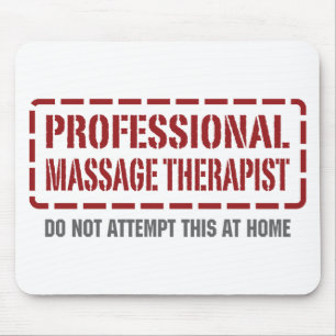 Beruflicher Massage-Therapeut Mousepad