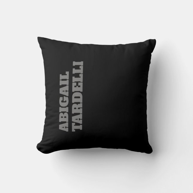 Beruflicher minimalistischer, moderner individuell kissen (Vorderseite)