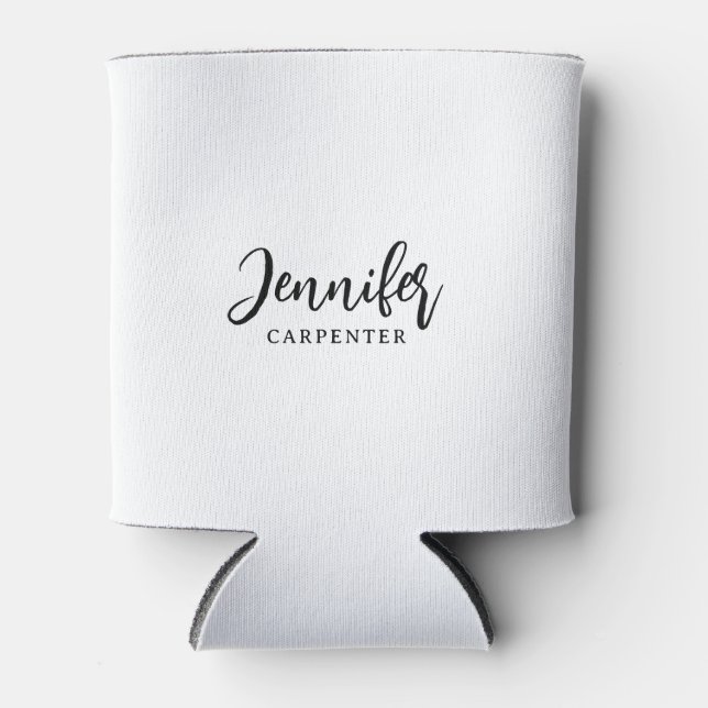 Beruflicher, moderner Minimalname Dosenkühler (Vorderseite)