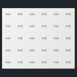 Beruflicher, moderner Minimalname Geschenkpapier<br><div class="desc">Ein perfektes Design,  das in der Wirtschaft oder im Privatleben funktioniert. Ein einfacher,  minimalistischer,  perfekter Look. Nur für dich.</div>