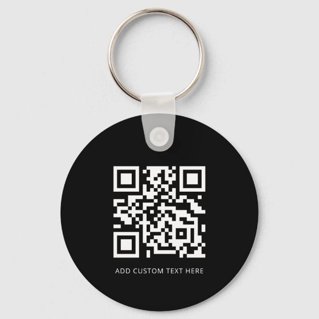 Beruflicher, moderner QR-Code Schlüsselanhänger (Rückseite)