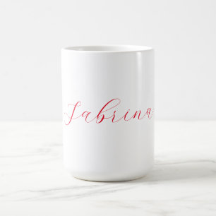 Beruflicher Name der klassischen Handschrift Kaffeetasse