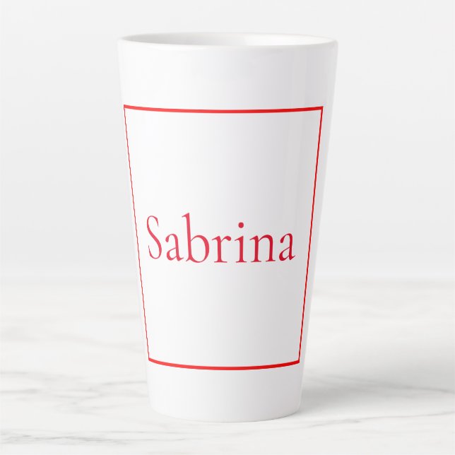 Beruflicher Name der klassischen Handschrift Milchtasse (Vorderseite)