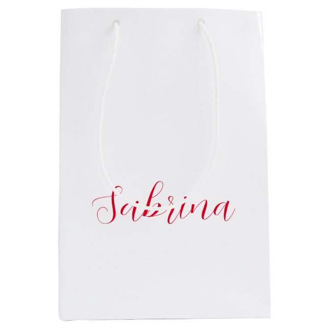Beruflicher Name der klassischen Handschrift Mittlere Geschenktüte (Vorderseite)