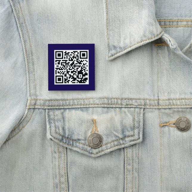 Beruflicher Name-Tag mit Scanner-QR-Code Namensschild (Beispiel)