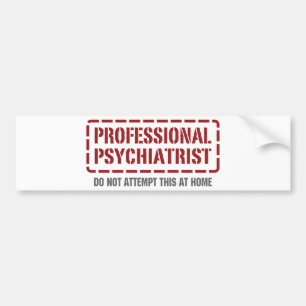 Beruflicher Psychiater Autoaufkleber