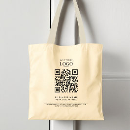 Beruflicher QR-Code für moderne Minimal-Business-L Tragetasche
