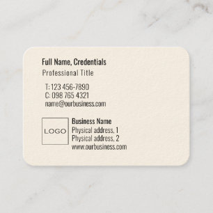 Beruflicher QR-Code Moderne, einfache Mighty Visitenkarte