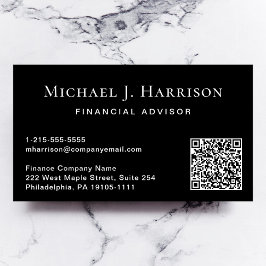 Beruflicher QR-Code Visitenkarte