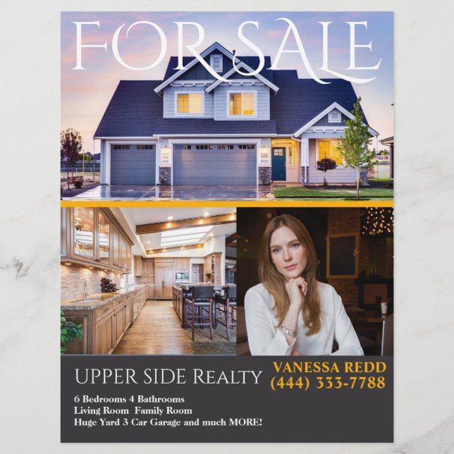 Beruflicher Real Anwesen Realm Flyer zum Verkauf (Vorne)