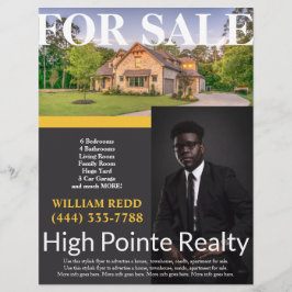 Beruflicher Real Anwesen Realm Flyer zum Verkauf