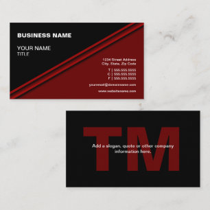 Beruflicher Rechtsanwalt Visitenkarte