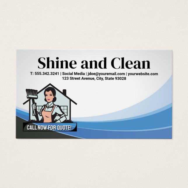 Beruflicher Reiniger mit Broom (Vorderseite)