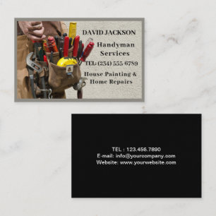 Beruflicher Reparaturservice für Handyman Visitenkarte