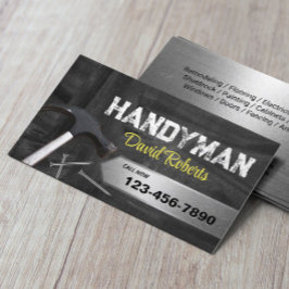 Beruflicher Reparaturservice für Handyman Visitenkarte