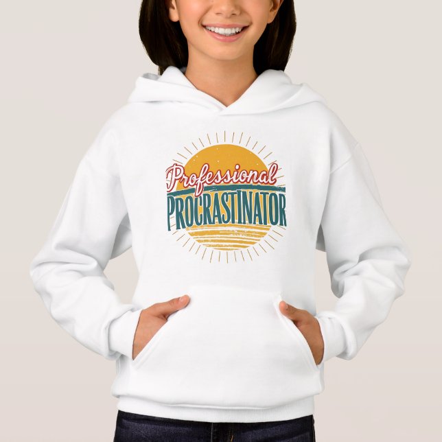 Beruflicher Retro-T - Shirt von Procrastinator - F (Vorderseite)