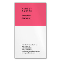 Beruflicher, rosa weiß schlicht minimalistisch