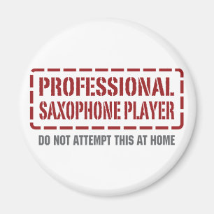 Beruflicher Saxophone-Spieler Magnet