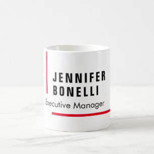 Beruflicher schlicht minimalistischer moderner Sti Kaffeetasse
