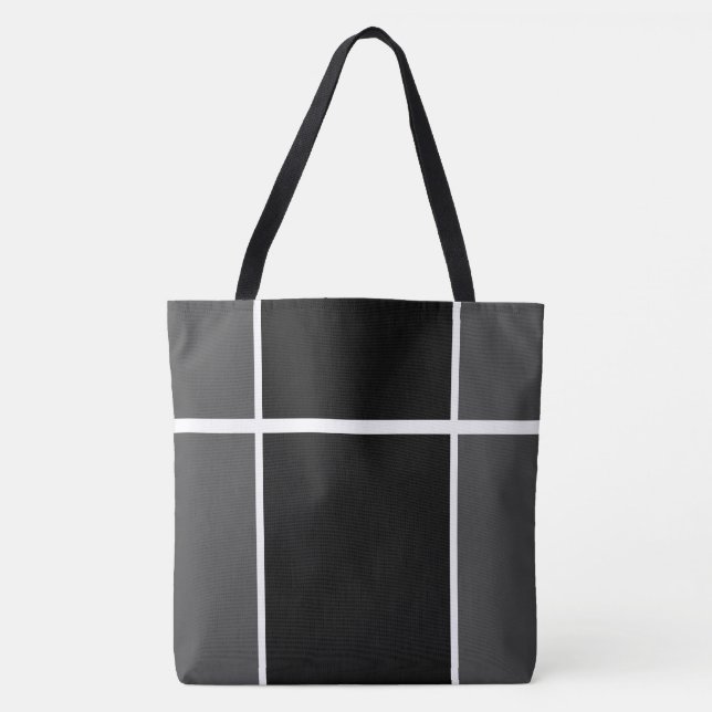 Beruflicher schwarzer dunkelgrauer Farbblock Tasche (Vorderseite)